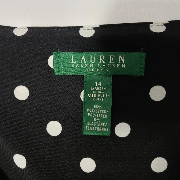 Lauren Ralph Lauren Sleeveless Lined Midi Dress. Size 14 NWT - Picture 7 of 9